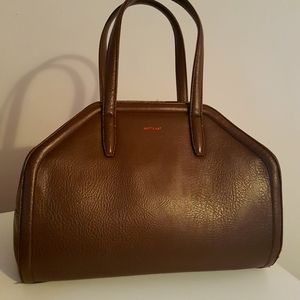 Vegan & cruelty-free leather Matt & Nat handbag, Dark burgundy, like NEW